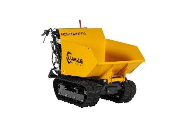 Lumag MINI-RAUPENDUMPER mit KIPPHYDRAULIK & STANDPLATTFORM MD-500HPRO